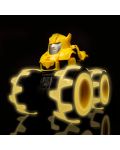 Ηλεκτρονικό παιχνίδι Tomy - Monster Treads, Bumblebee, με φωτιζόμενες ρόδες  - 4t